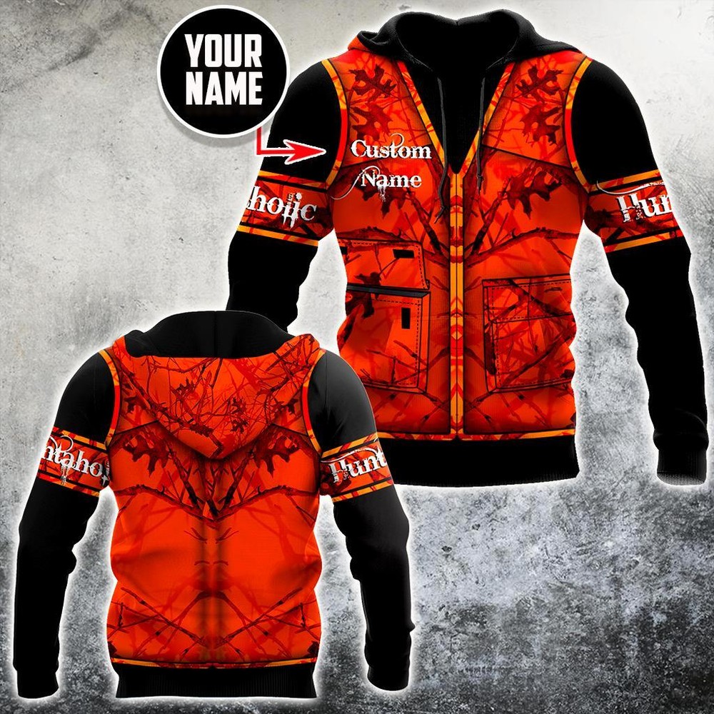 Hunting for Hunter Custom Name Hoodie 3D All Over Hoodie 3d - all printed