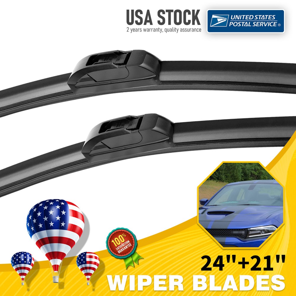 New Original Equipment Bracketless Windshield Wiper Blades Set 24