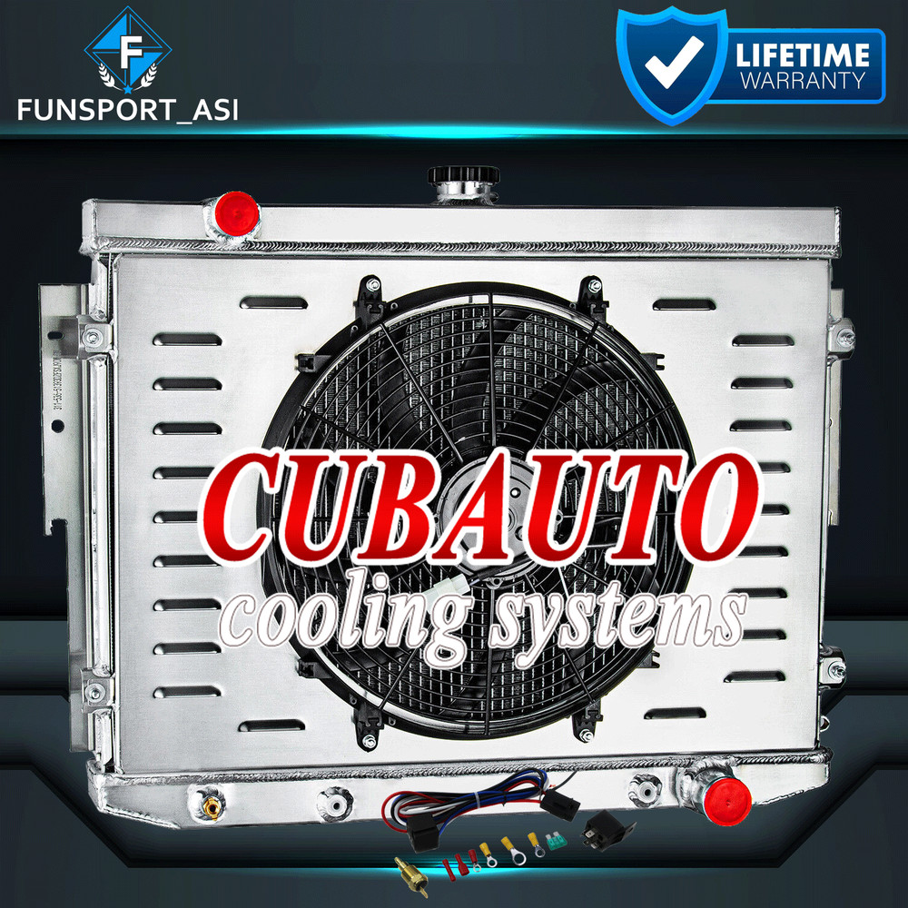 3 Rows Radiator Shroud Fan Fits 1973-74 DODGE CORONET CHARGER SATELLITE 7.2L 440