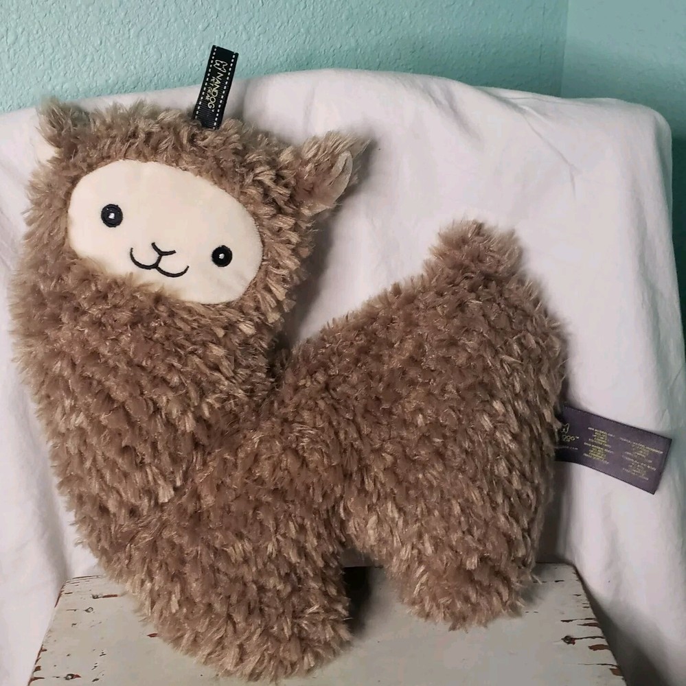 NANDOG PET GEAR ~ Llama/Alpaca ~  Squeaky, fluffy Dog Toy!  Adorable!  12