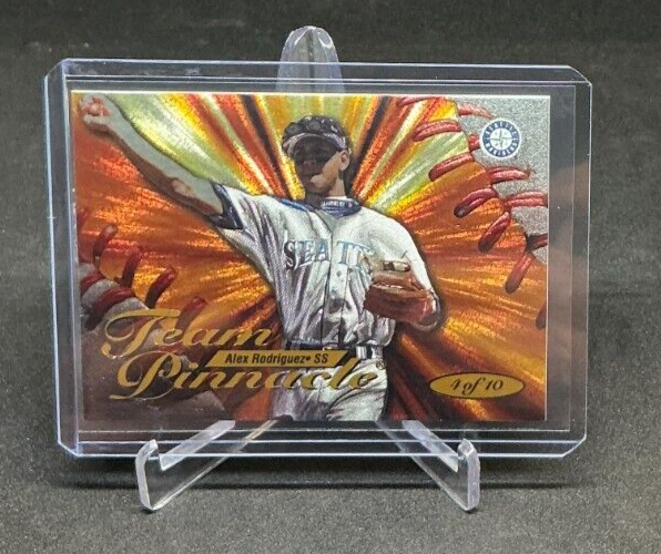 1997 PINNACLE - TEAM PINNACLE - CHIPPER JONES/ALEX RODRIGUEZ #4