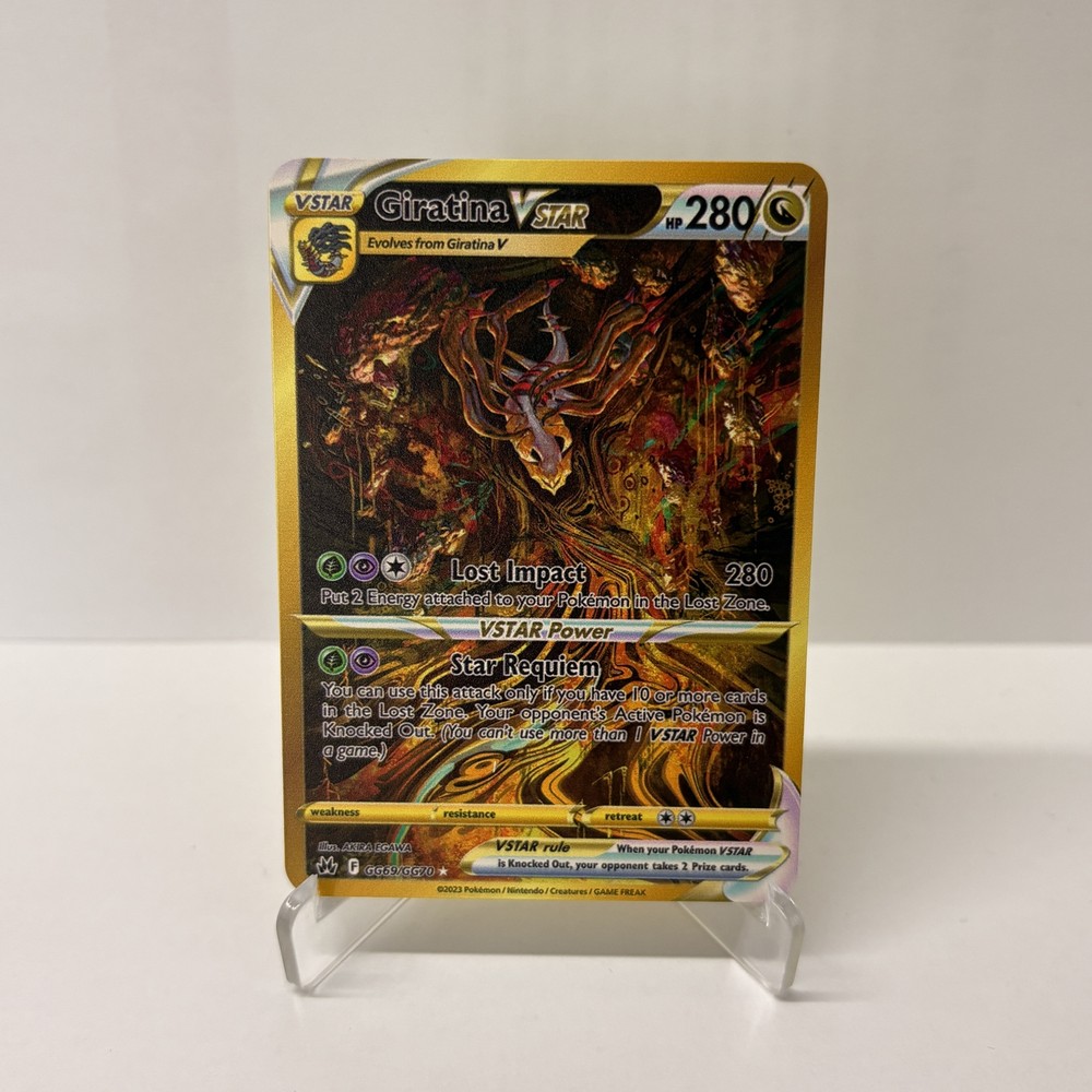 Giratina Vstar  HP280 Gold Metal Pokémon Card-Collectible Gift Display！HOT!