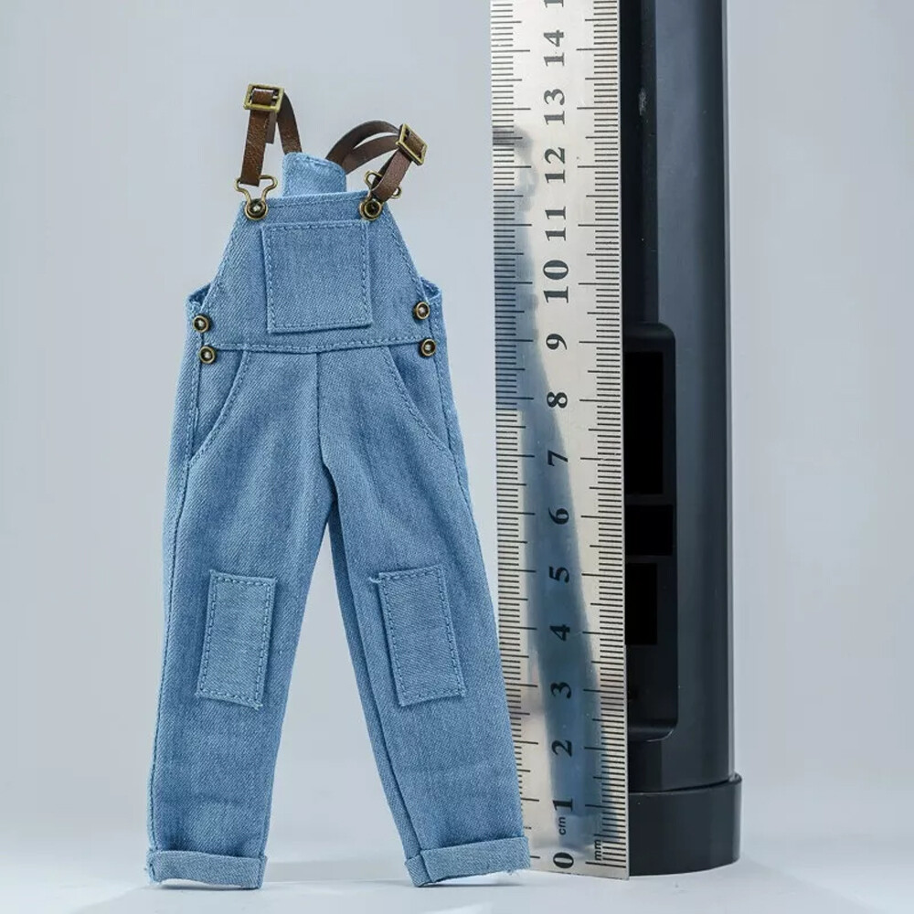 1:12 Costume Overalls Pants Clothes Model Fit 6inch Male Action Figure Body TogI