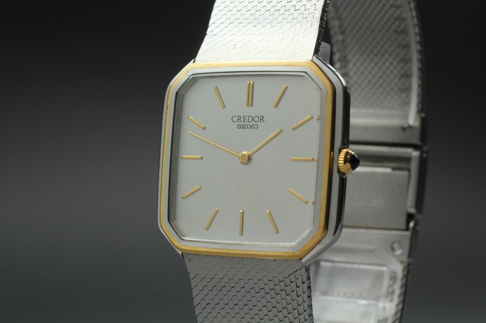 Vintage [NEAR MINT] Seiko Credor 6020-5090 30mm Quartz Men's Watch From JAPAN