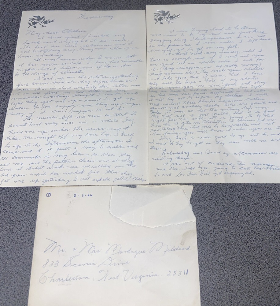 Charleston, WV (May 11, 1966) Personal Letter To Children