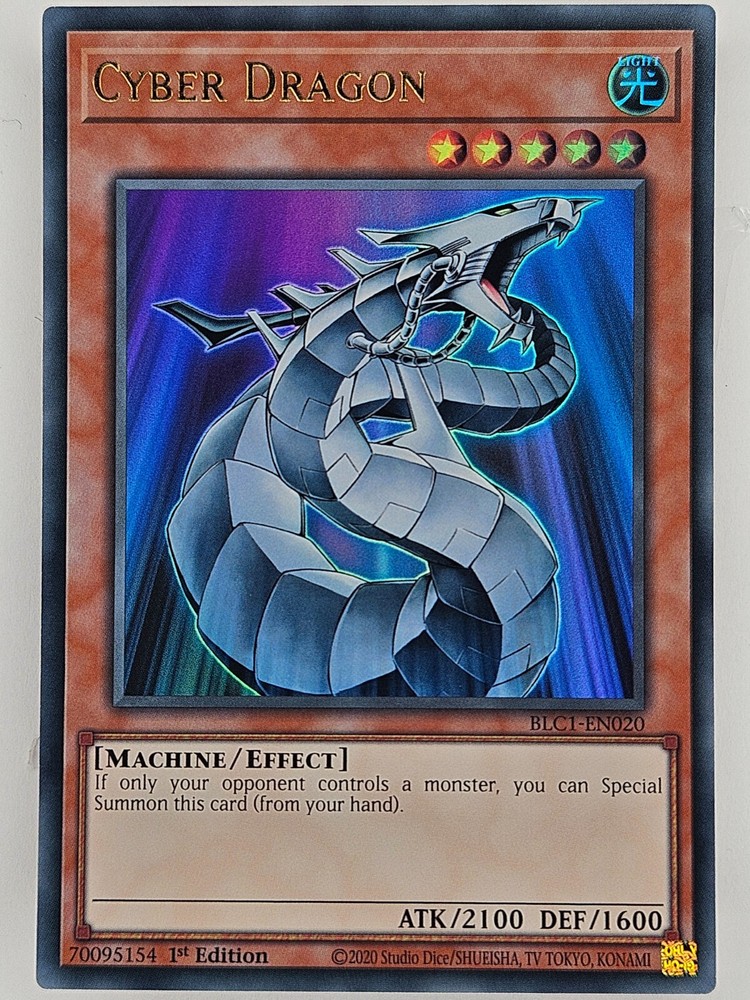 Cyber Dragon BLC1-EN020 Gold Ultra Rare Yu-Gi-Oh Card