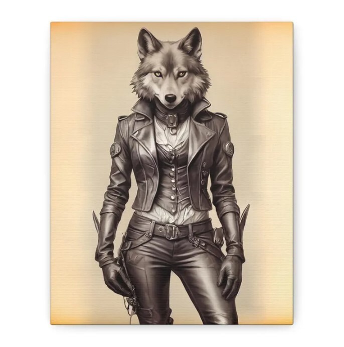 Wall Art for Fantasy Home Decor Lovers. Art Title: Lone Wolf