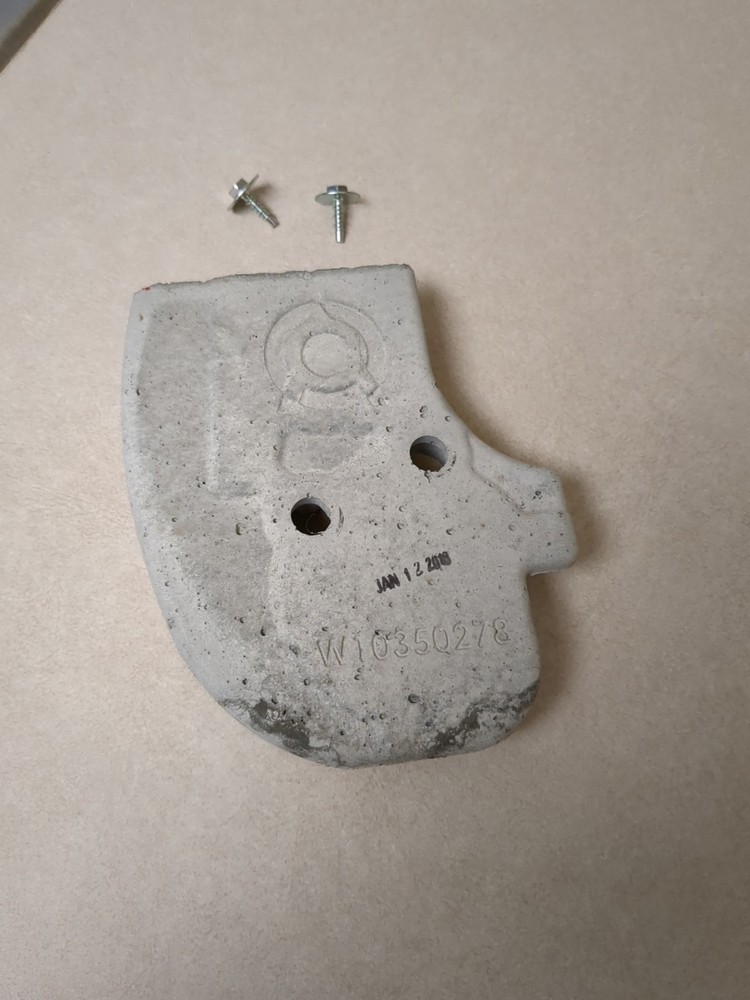 Whirlpool Kenmore Dishwasher Sump Damper OEM Parts W10350278 W10300776 W10350335