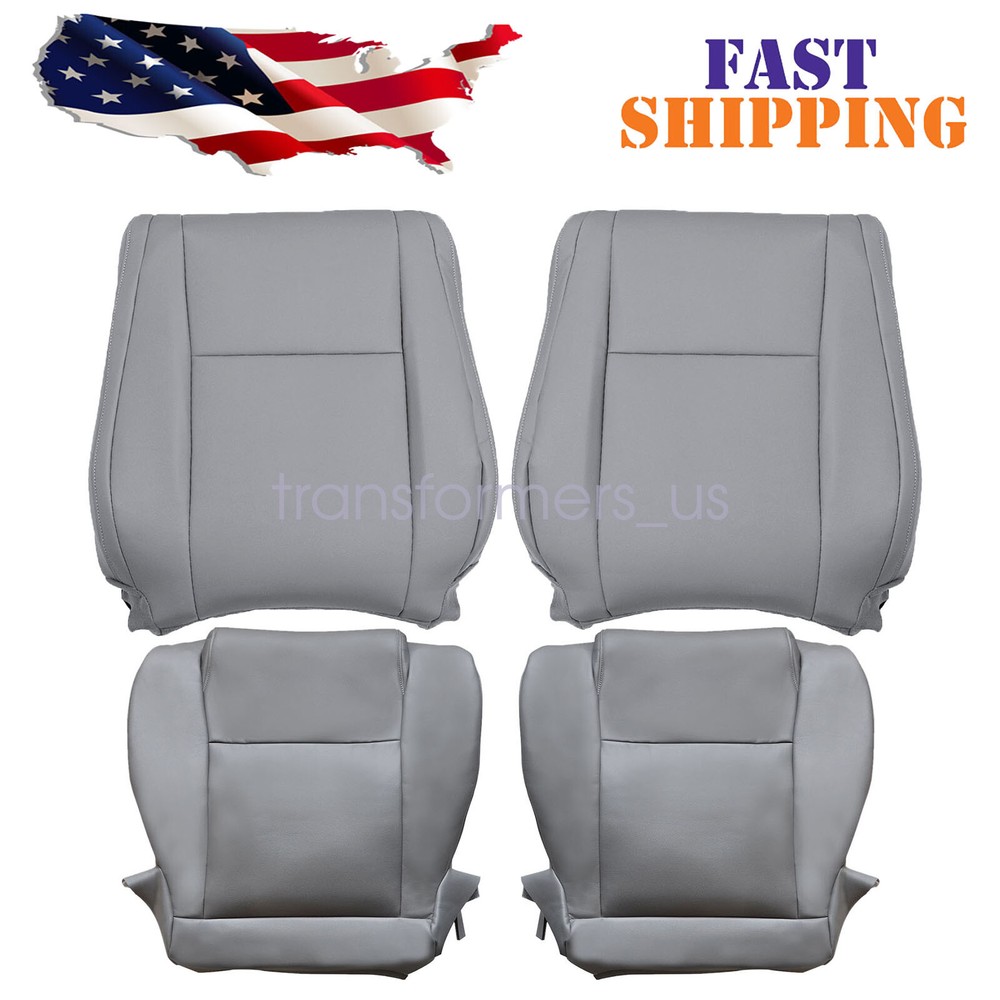 2007-2013 Toyota Tundra Gray Seat Cover Set for Driver & Passenger Side