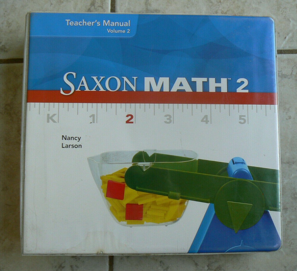 Saxon MATH 2 Teachers Manual 3-Ring Binder 2008 Edition with Missing Lessons 19 of 75
