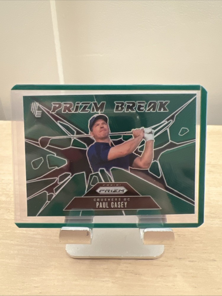 2025 Panini Prizm LIV Golf Paul Casey Prizm Break Green 1/18