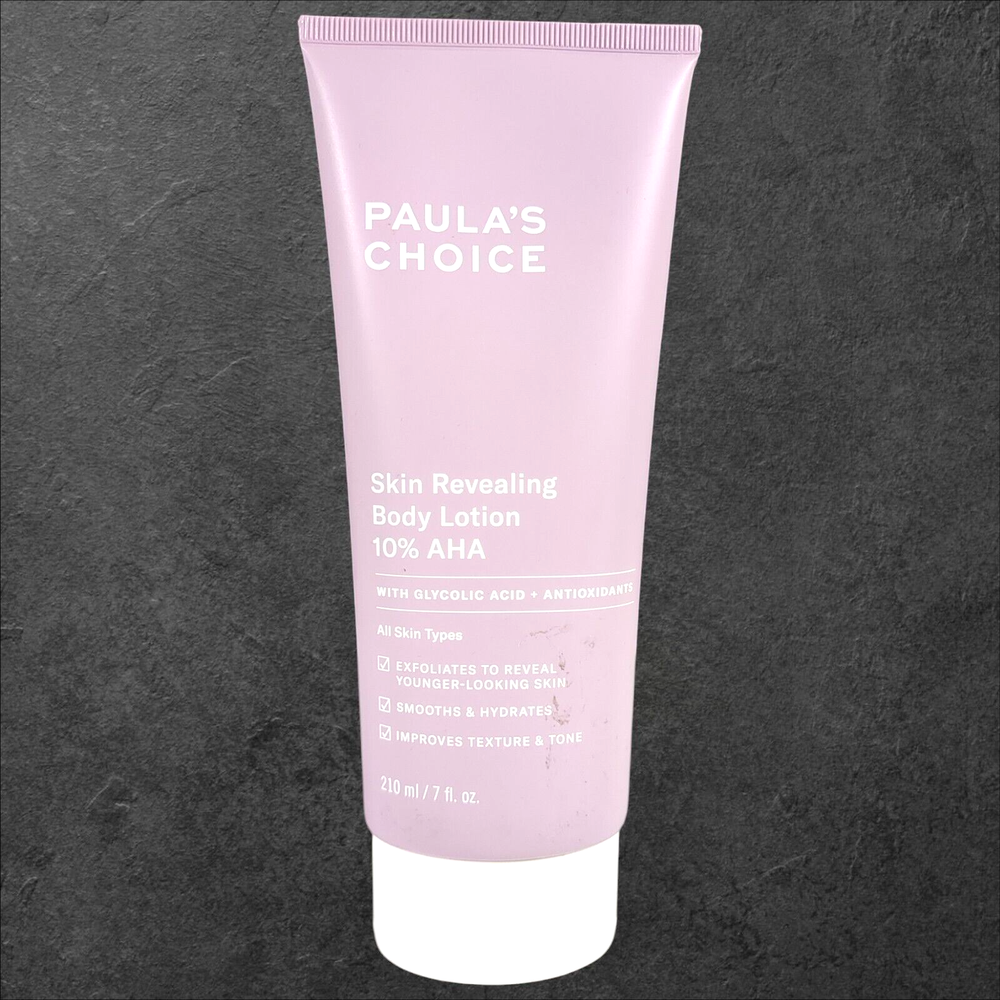 Paula's Choice Skin Revealing Body Lotion 10% AHA Glycolic Acid Antioxidants 7oz