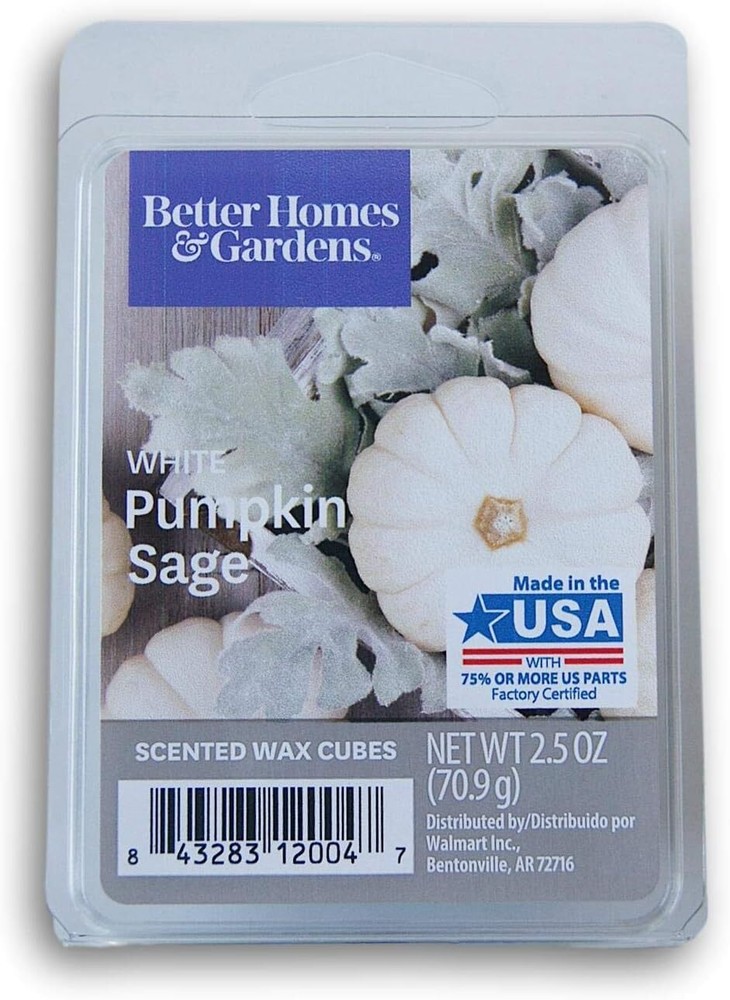 Seasonal D?cor Better Homes and Gardens Scented Wax Cubes - White Pumpkin Sage-image