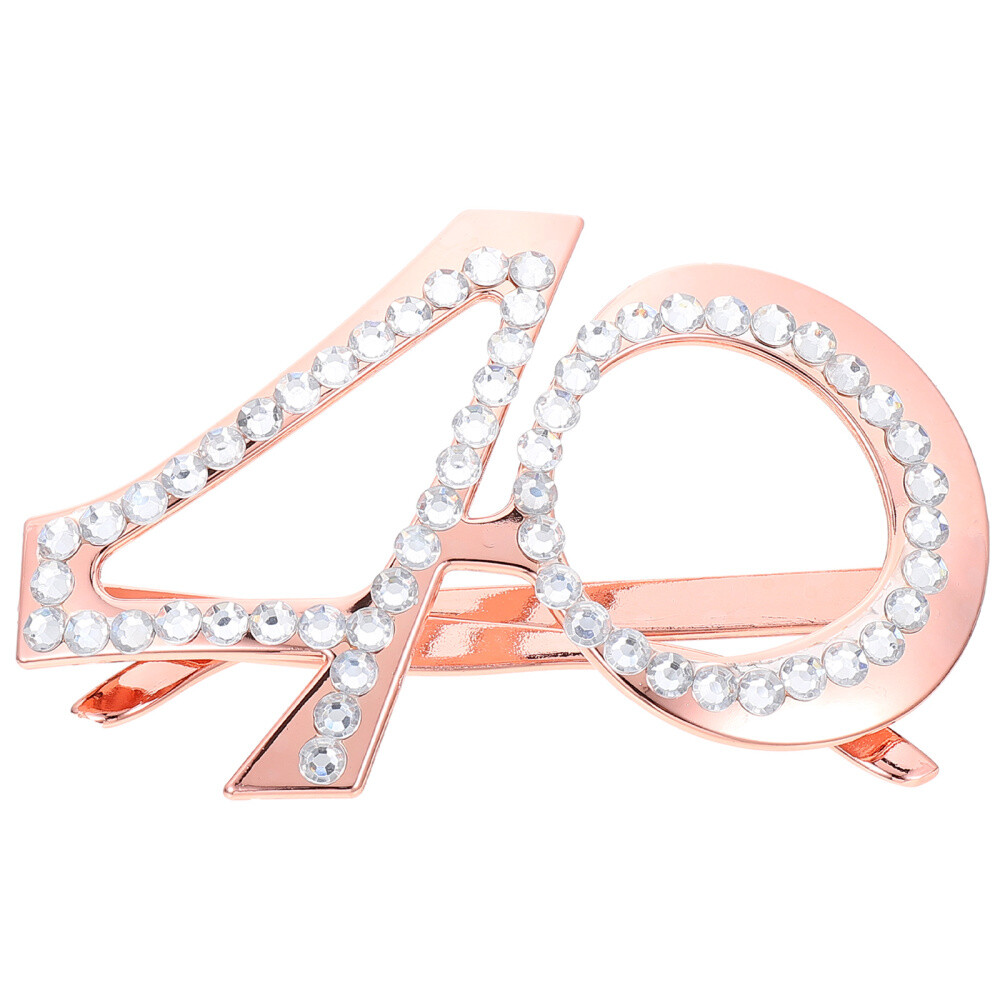 Numeric Birthday Eyeglasses 40th Birthday Party Eyewear Photo Booth Prop