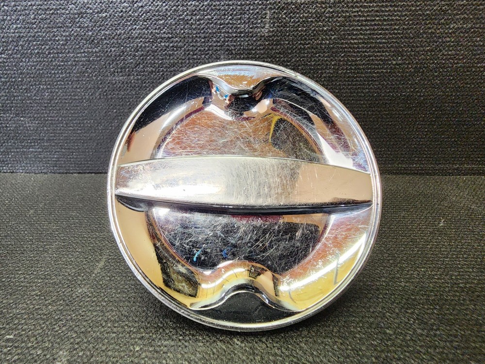 Vintage 70s Chrome Tapered Metal Gas Cap Cover Unbranded Mopar Fitment
