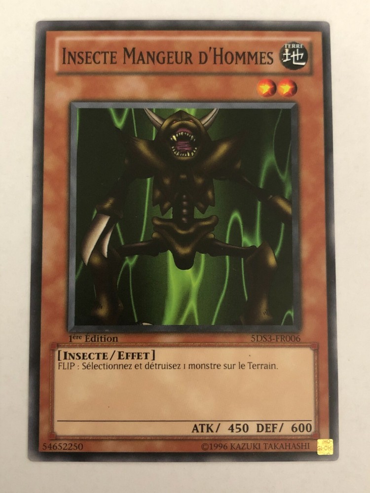 Yu-Gi-Oh JCC Man Eating Insect 5DS3-FR006 Trading Card