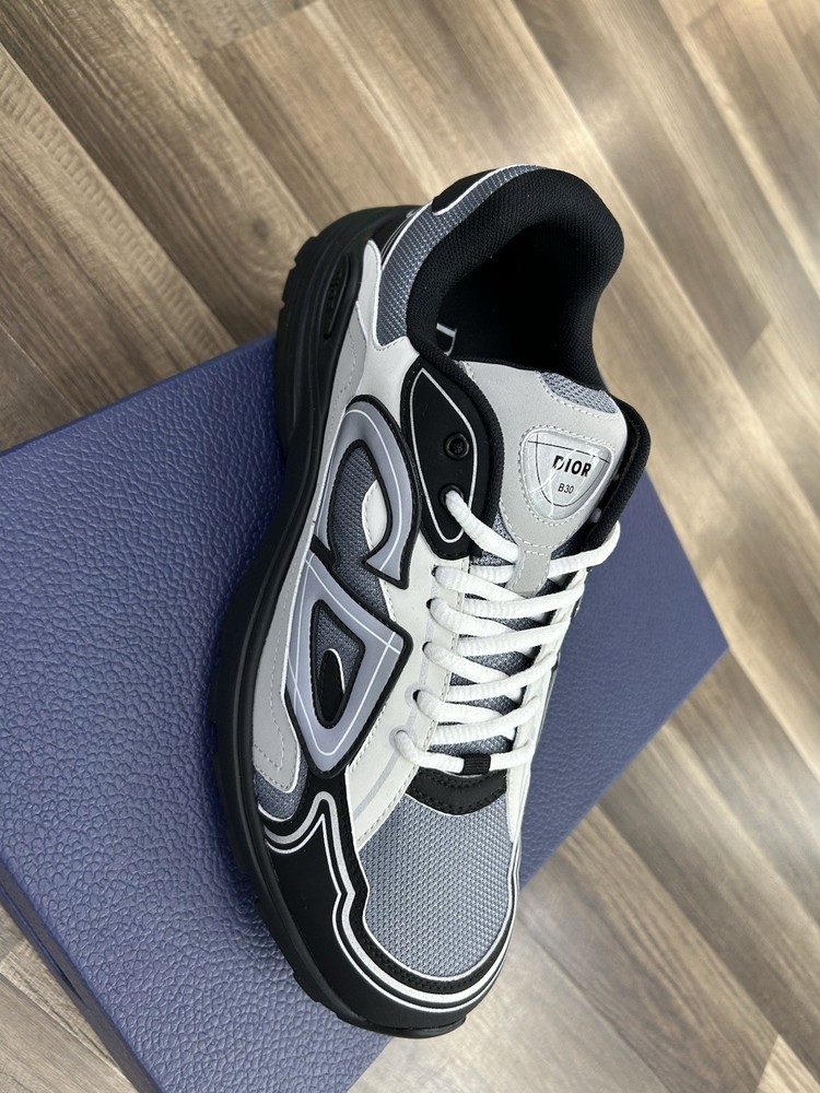 Dior B30 Mens Sneakers in White Size 11 High-Top Luxury