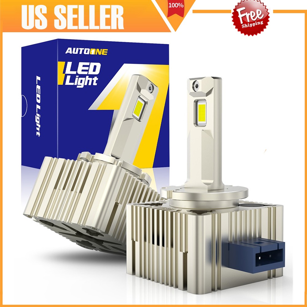 D3S LED Headlight Bulb 8000LM Super Bright Direct Replace for 16 Audi HID Xenon
