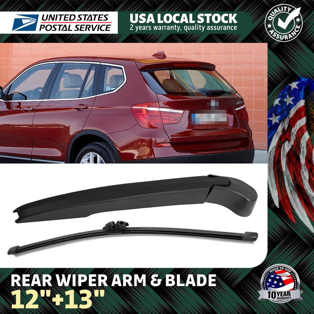 BMW X3 F25 2011-2017 Premium Rear Windshield Wiper Blades and Arm