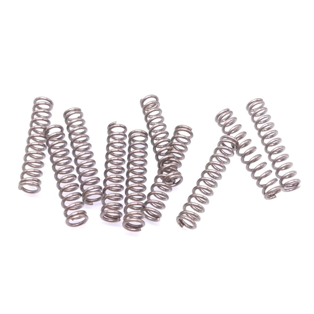10-Piece 0.8x6x25mm Stainless Steel Compression Springs