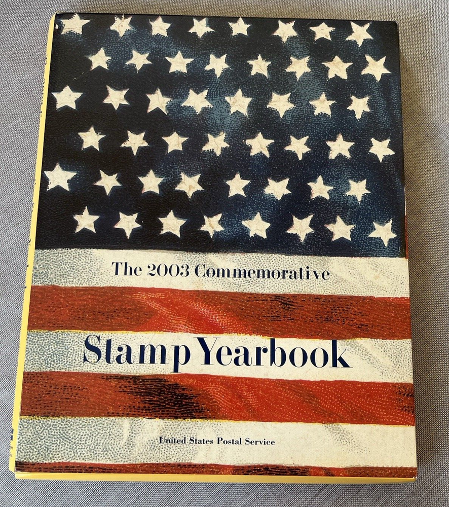 2003 USPS Commemorative Stamp Yearbook Hardcover Original Sealed Stamps