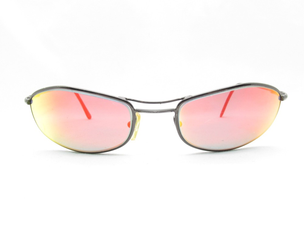 SERENGETI 6732 BLACK METAL SPORTS WRAP EYEGLASSES FRAMES ITALY 56-125 117749