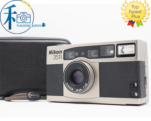 Christmas GIFT SALE Nikon 35 Ti w/Case 35mm Point & Shoot Film Camera JAPAN J64-image
