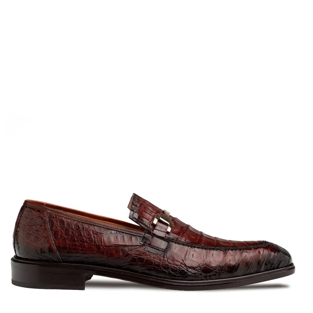 Mezlan Gables crocodile Slip On Loafers Men's Shoes