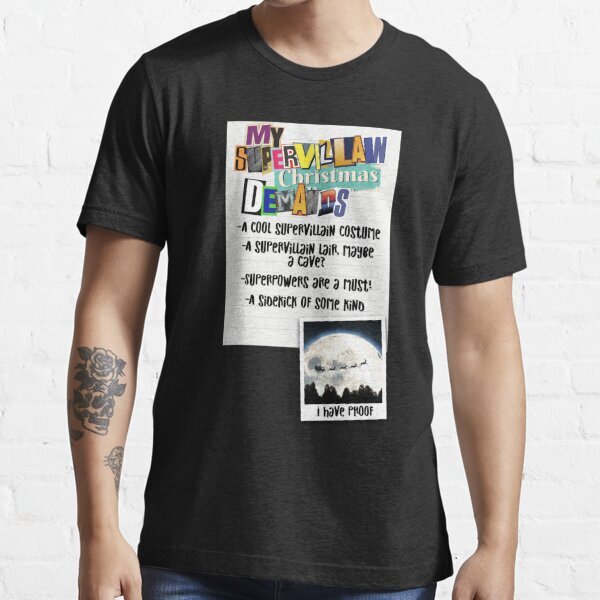 BEST NEW! Christmas Wishlist Logo Best Artwork Villain Design Essential T-Shirt