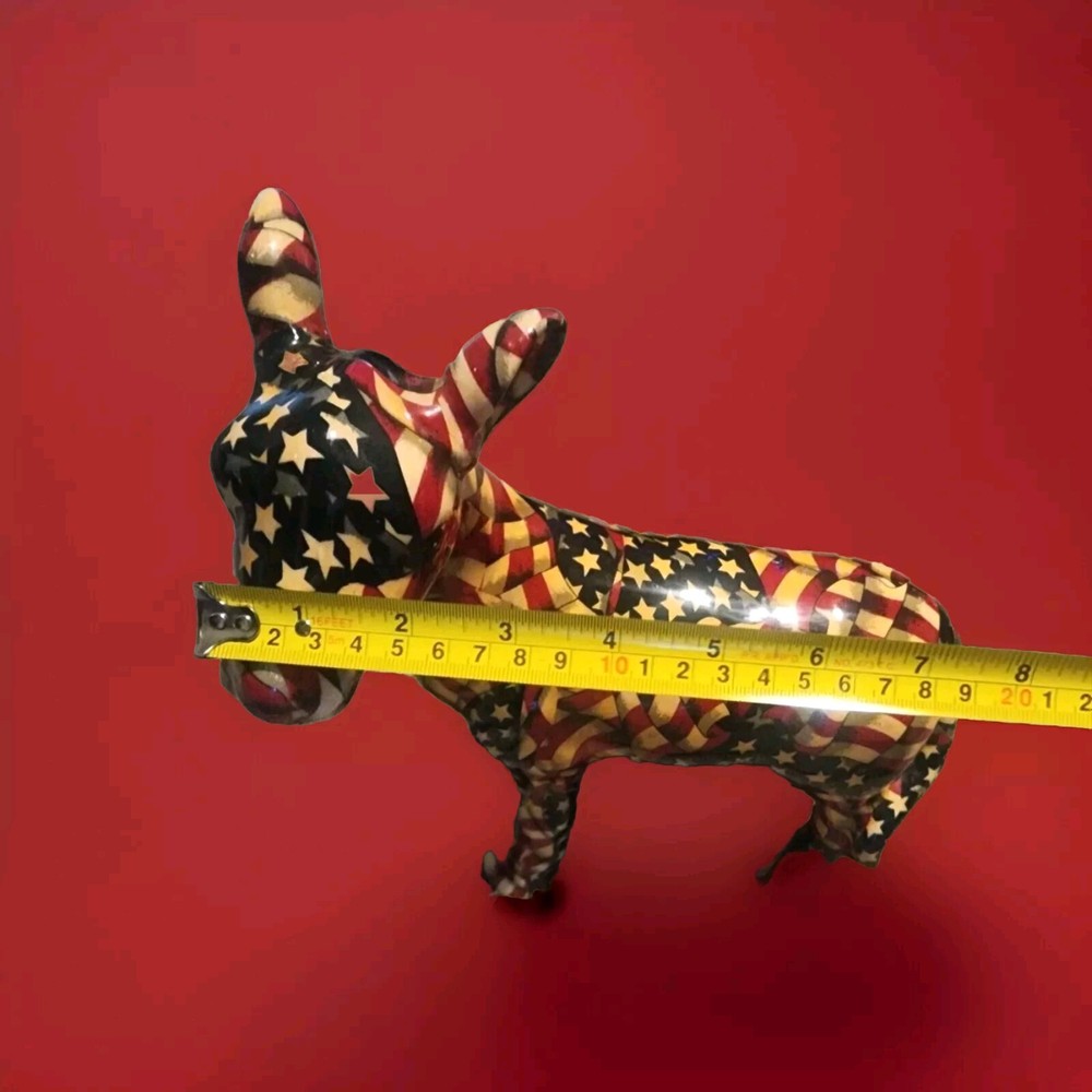 Vintage-LaVie Patriotic Ceramic American Donkey