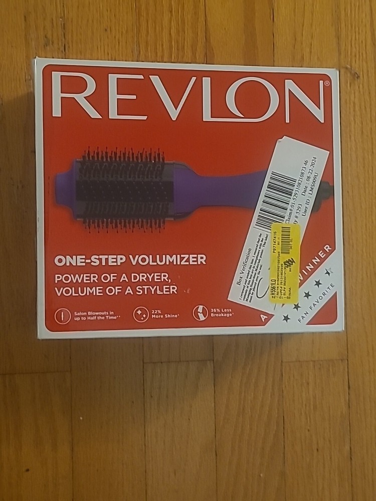 Revlon RVDR5222 One-Step Hair Dryer & Volumizer - Purple - New Open Box