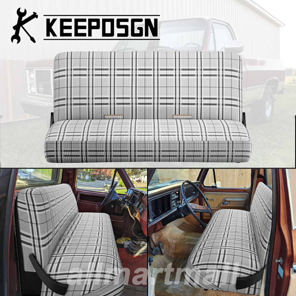 For GMC 2500 Old Truck Saddle Blanket Bench Seat Covers Front Full Size Protect