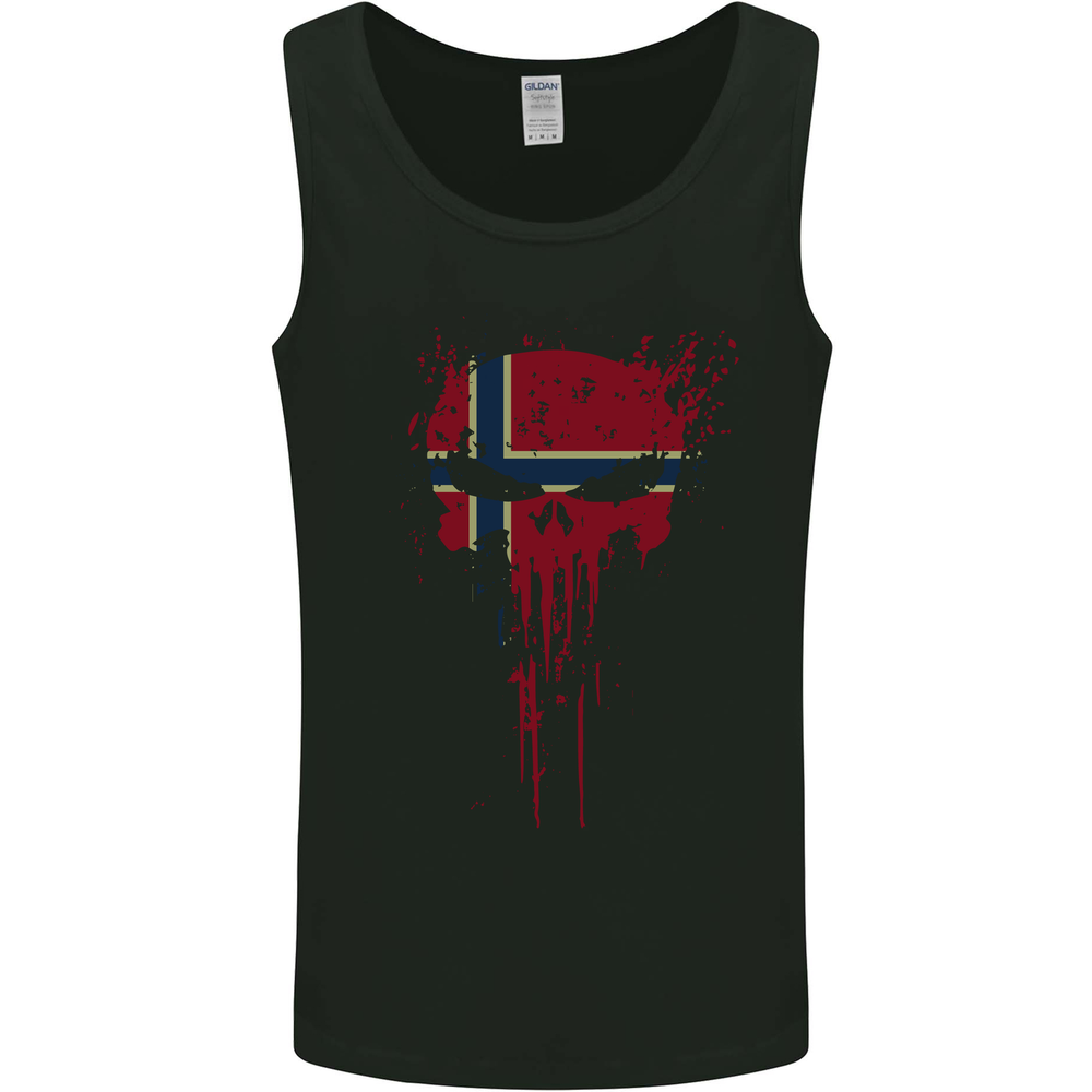 Norway Skull Gym Training Bodybuilding Mens Vest Tank Top