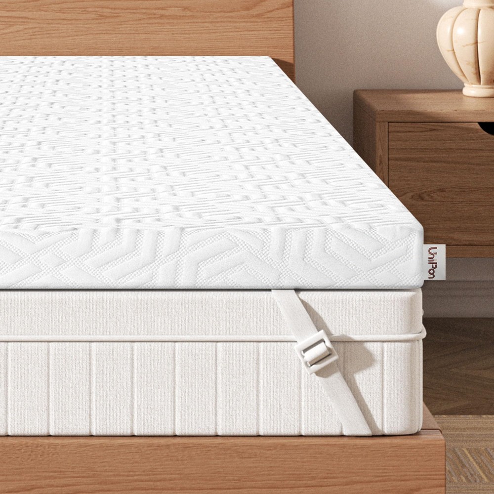 UniPon 3 Inch Gel Memory Foam Mattress Topper King, Medium Firm Foam Mattress...