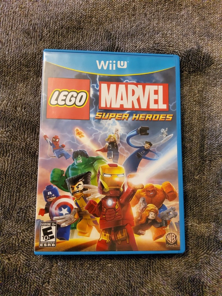 NINTENDO WII U Lego Marvel Super Heroes VIDEO GAME Tested NICE