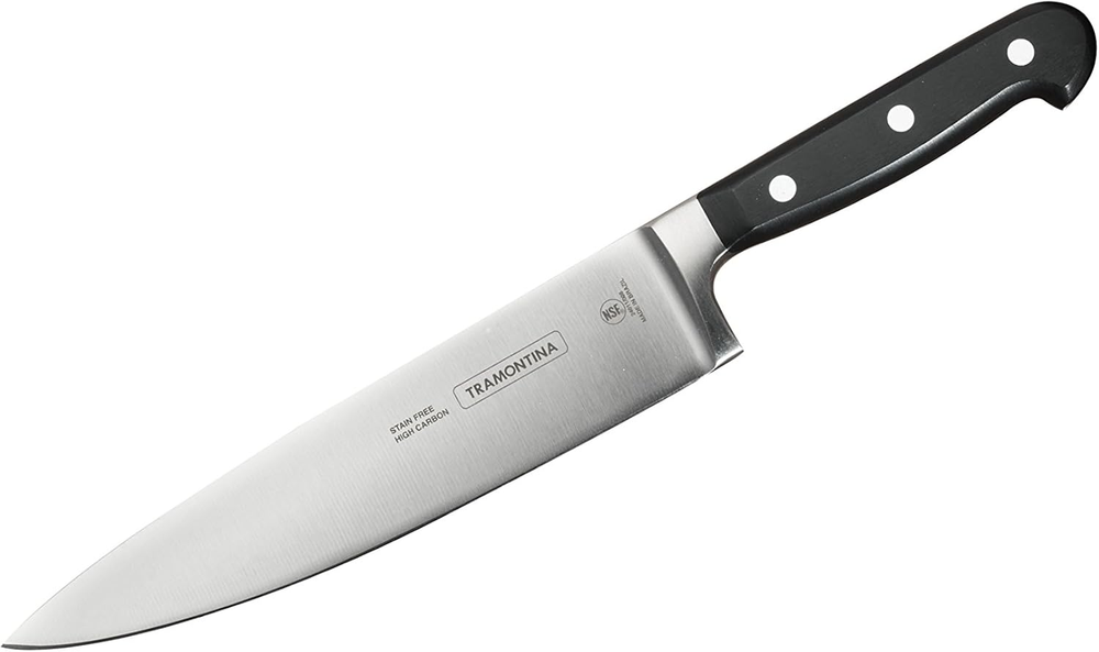 Pro Series Forged 8-Inch Chef Knife, Stain-Free High-Carbon Steel Kitchen Knives