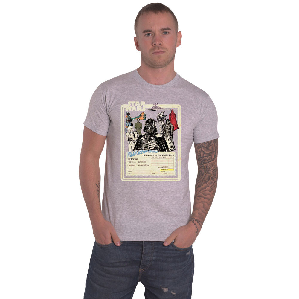 Star Wars Villains Action Figures T Shirt