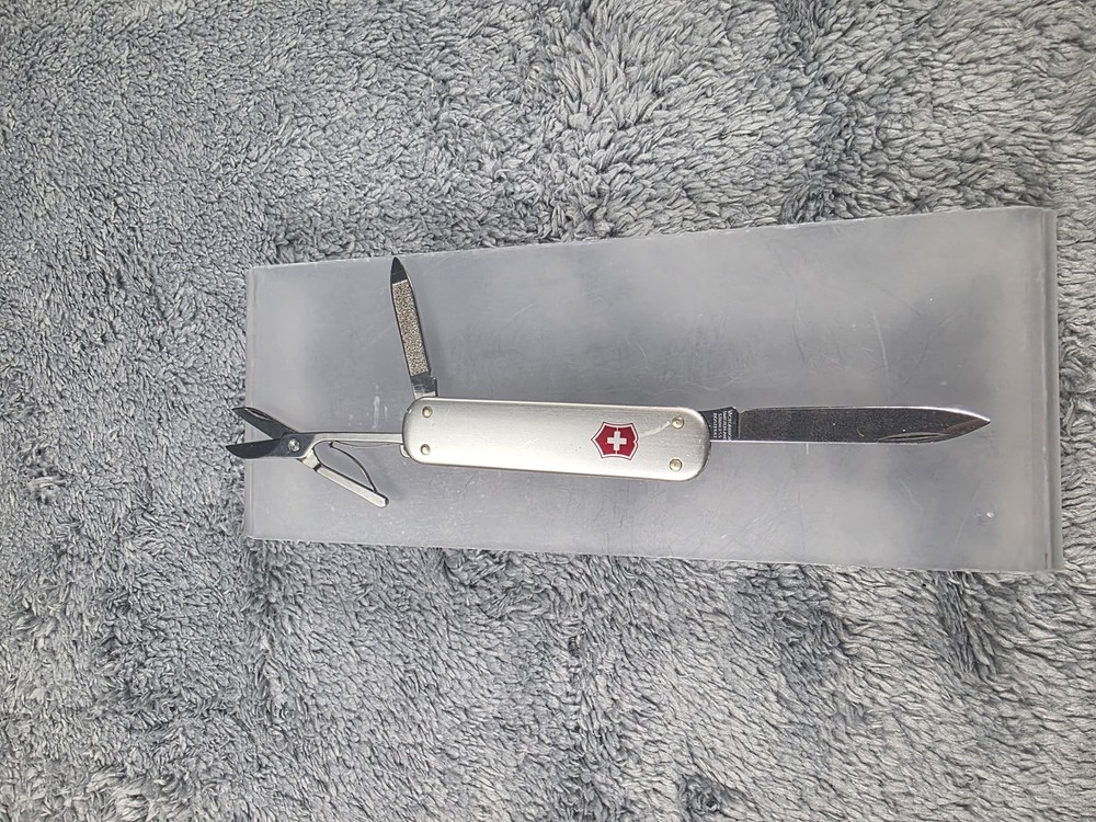 Victorinox Swiss Army Alox Pocket Knife Scissors Nail File Multi Tool
