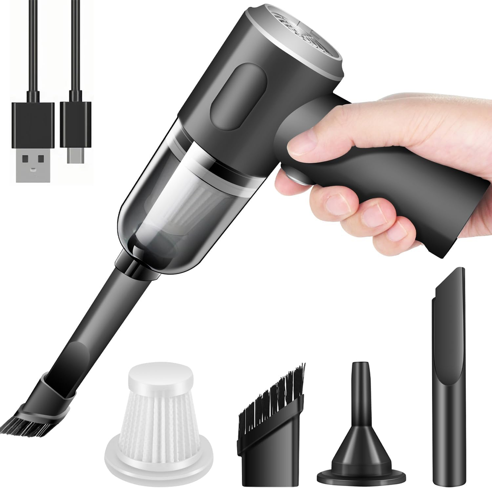 Wireless Handheld Car Vacuum Cleaner High Power Rechargeable Household Mini Vacu