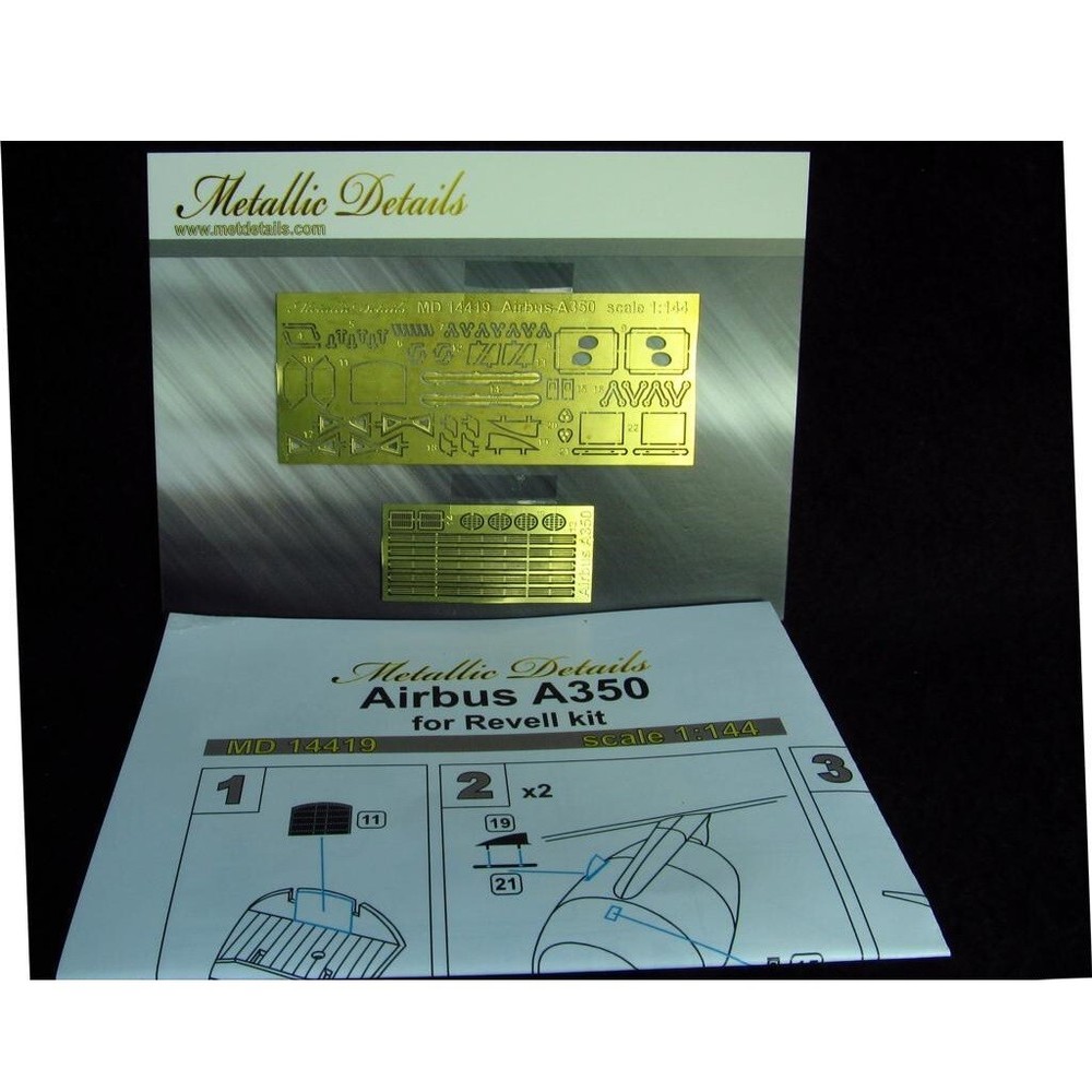 Airbus A350 1:144 Scale Model Kit with Photoetch Metallic Details by Revell MD14419