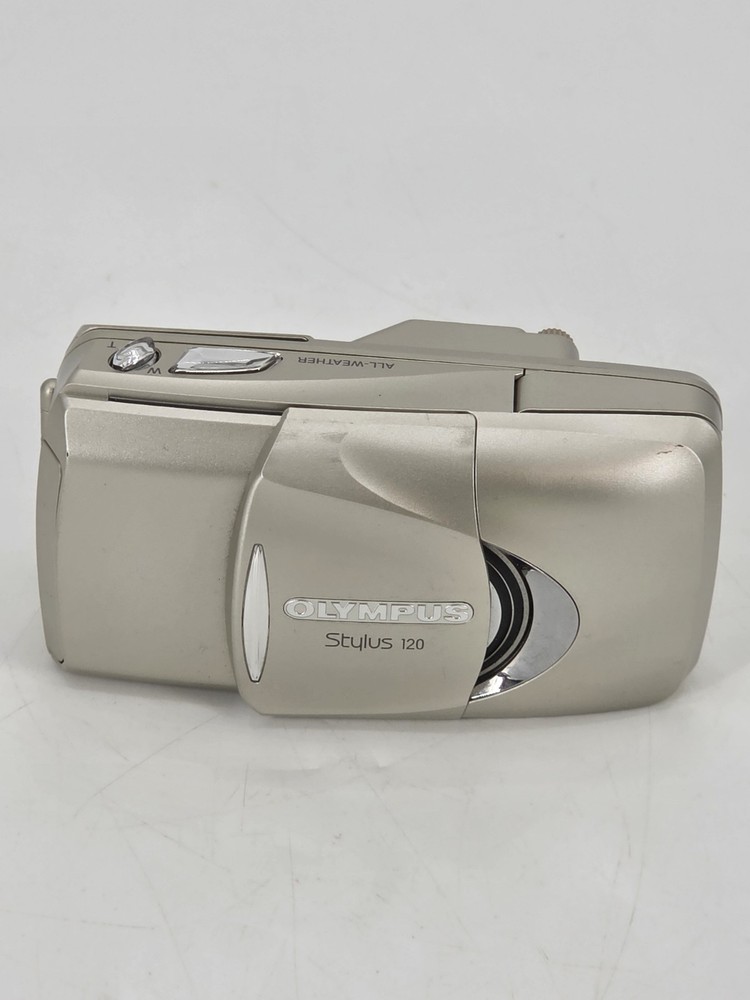 Olympus Stylus 120 35mm Film Camera with 38-120mm Zoom Tested Working