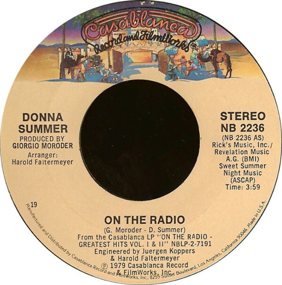 Donna Summer - On The Radio - Casablanca - NB 2236 - 7