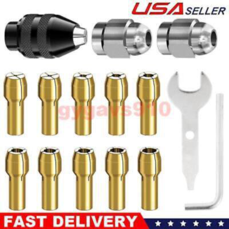 Dremel Drill Chuck Collet Set for Quick Change Rotary Tool Bits
