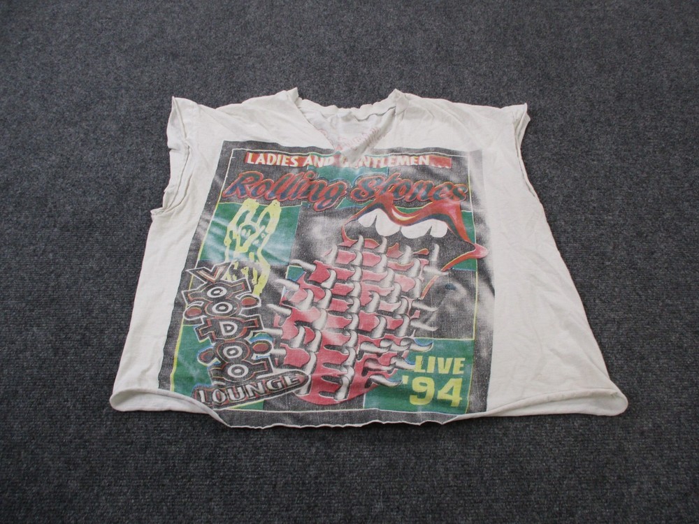 Vintage Rolling Stones Shirt Mens XL Voodoo Lounge World Tour 1994 Spike Tongue