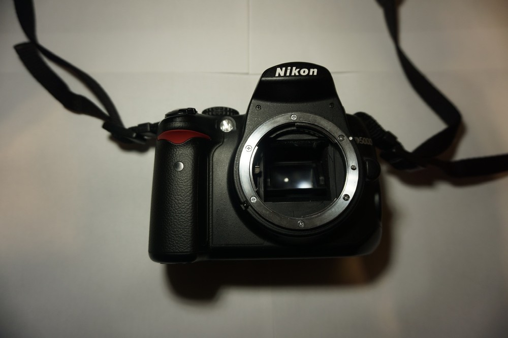 Nikon D D5000 12.3MP Digital SLR Camera - Black + Three Lenses And Bag