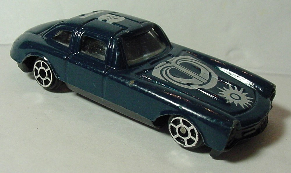 Vintage Blue Porsche 934F Marz Karz Diecast Sports Car Toy Race Model