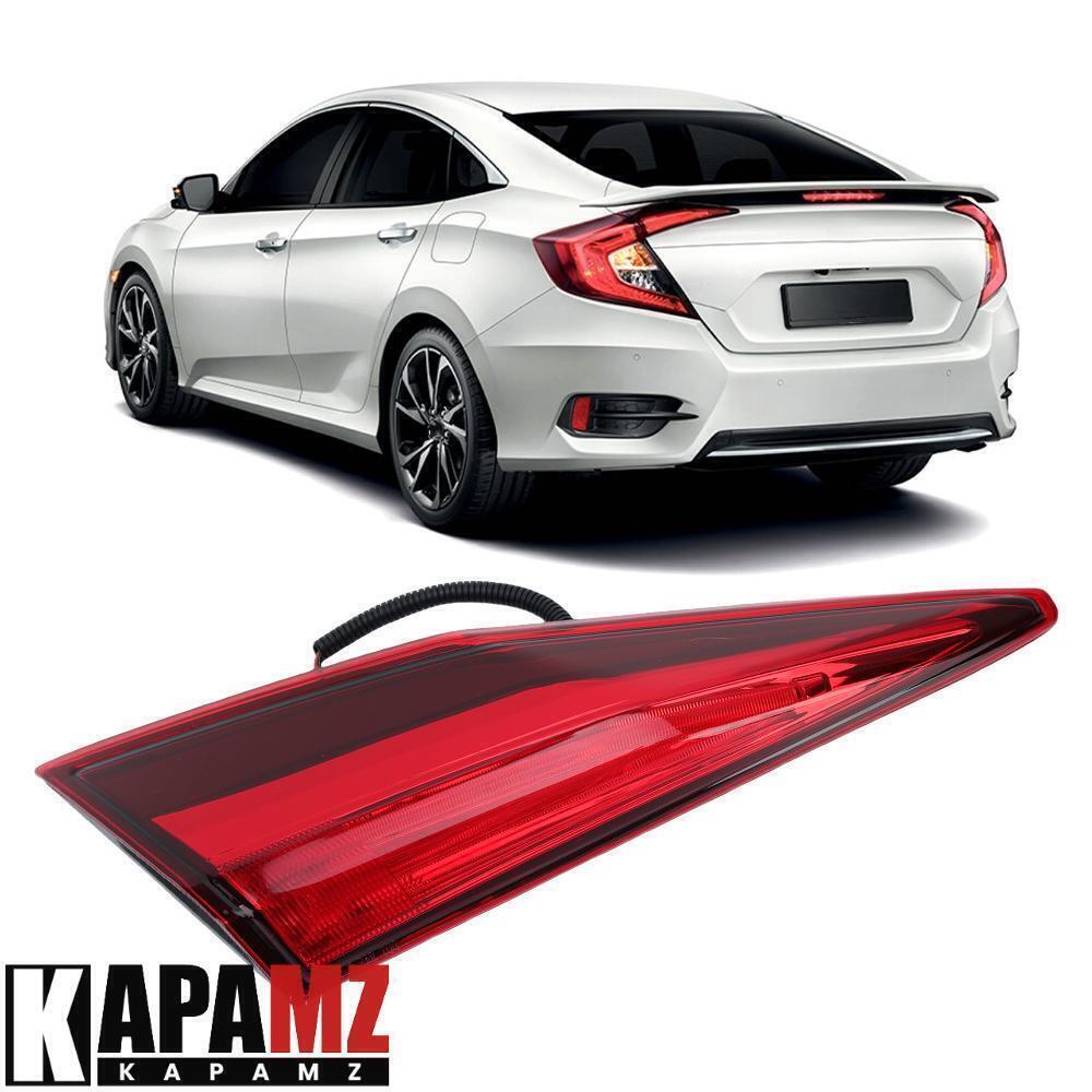 Left For Honda Civic Sedan 2016-2020 Inner Tail Light Assembly Rear Brake Lamp
