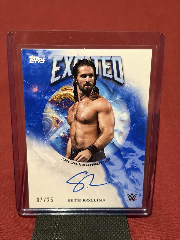 Topps 2025 Exalted WWE Exalted Autographs Seth Rollins RAW Signed Card