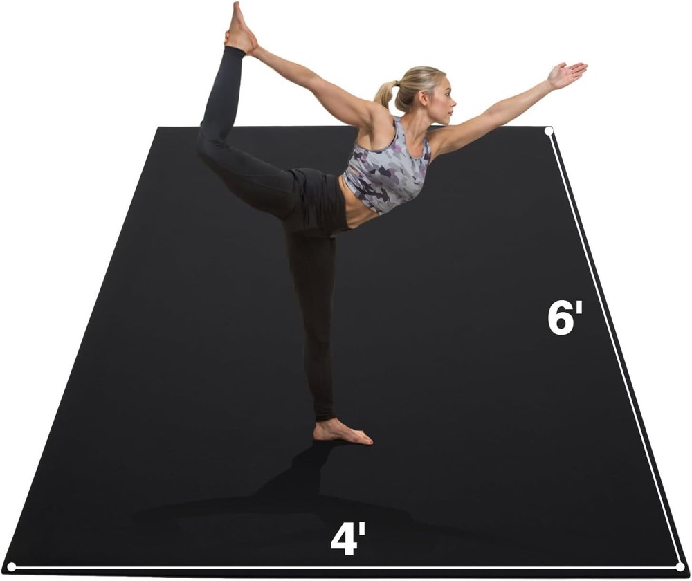 Large Exercise Mats for Home Workout, Extra Thick Workout Mats for Home Gym