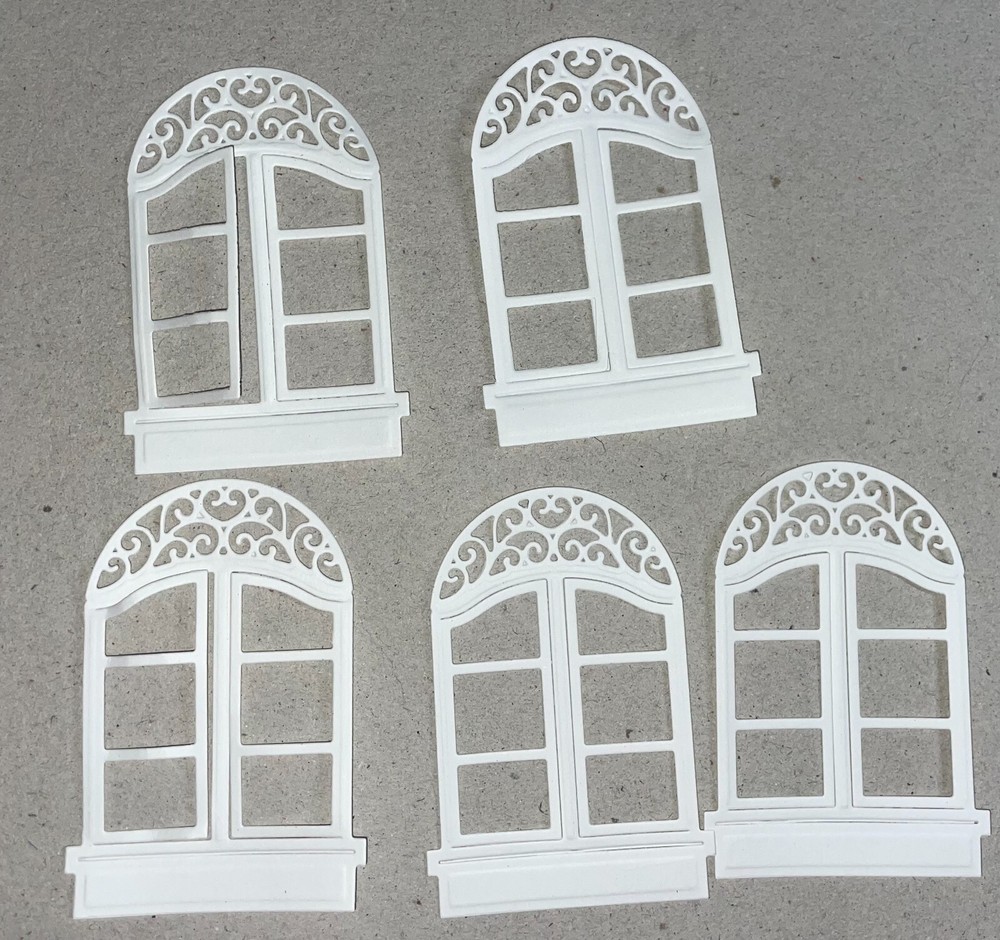 🌞5 WINDOW🌞 cardstock paper die cut embellishments